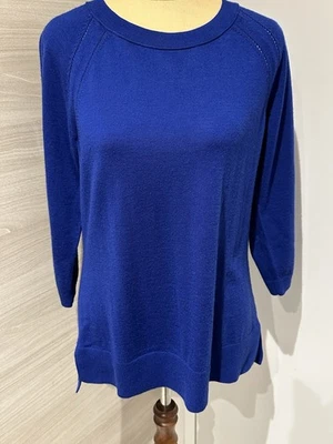 Womens  Sportscraft Cobolt Blue Australian Merino Wool Top - Size M - image 1 of 4