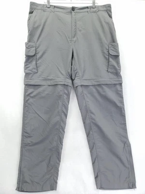 Magellan Outdoors Pants Mens 2XL Gray Convertible Zip Off Cargo Fishing - Image 1 of 4