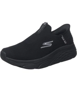 Skechers Max Cushioning Men's Shoes Sz 14 Comfort Running Black Slip-On Sneakers - Picture 1 of 2