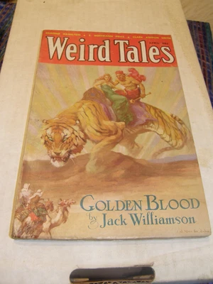 Weird Tales April 1933  J. Allen St. John Cover; Jack Williamson; R. E. Howard - Image 1 of 4