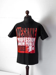 Fan Shirt Jacques Mesrine Logo Hombre Camiseta Negra / Talla Mediana - Imagen 1 de 10