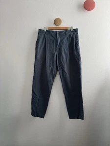 Madewell Mens Pleated Cotton Linen Chino Pants Size 35 - Picture 1 of 8