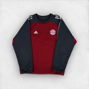 Adidas Sweatshirt Herren Burgund Schwarz Fleece FC Bayern München - Bild 1 von 9
