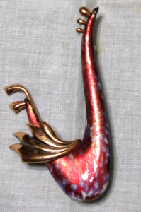 Vintage Matisse Windsong Brosche - rot - guter Zustand - Bild 1 von 3