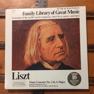 Family Library Of Great Music Liszt 12" Vinyl Album 10 FW310 - Picture 1 of 4