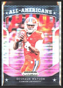 2019 Panini Prizm Draft Picks Deshaun Watson All Americans Pink Pulsar Prizm #40 - Picture 1 of 2