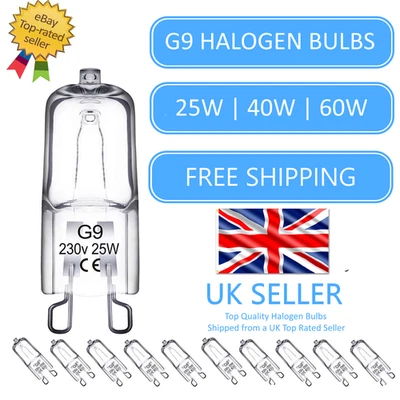 G9 Halogen Bulbs Capsule 20W 25W 28W 33W 40W 60W Lamp Light 220v DIMMABLE - Image 1 of 4