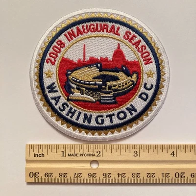 NATIONALS PARK Official "2008 INAUGURAL SEASON" Iron-On MLB Jersey Sleeve Patch - Image 1 of 3