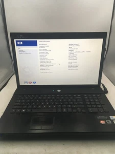 HP PROBOOK 4710S - BOOTS TO BIOS - INTEL P7570 - 4GB RAM - 17" - READ DESCRIP-BB - Picture 1 of 8
