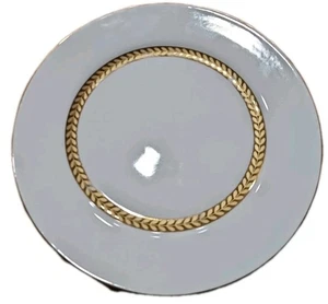 Retroneu Imperial Gold Salad Plate 7 5/8" Porcelain 22K Gold Band Lot of 4 - Picture 1 of 2