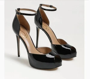Sam Edelman Florencia Peep Toe Platform Heel Patent Leather  US 10.5 New Ret$160 - Picture 1 of 12