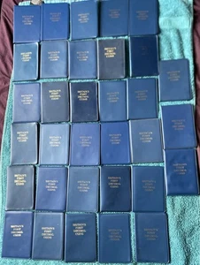 32x Britain’s First Decimal Coins Set, In Blue Folders. 1971 10p 5p 2p 1p 1/2p - Picture 1 of 12
