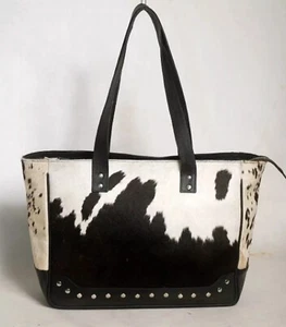 Damenhandtasche aus Rindsleder | Hair on Western Tote Bag für Frauen große Handtasche - Bild 1 von 5