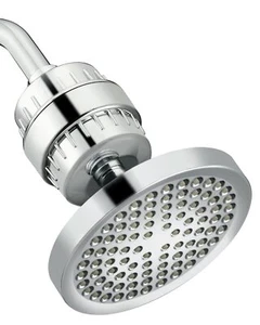 High Pressure Shower Head, Chrome with Adjustable Ball Joint - Picture 1 of 8