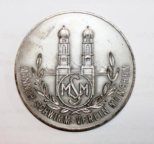 Medaille München 1969 Männer Schwimm Verein MSVM Vereins Meisterschaften Schüler - Bild 1 von 2