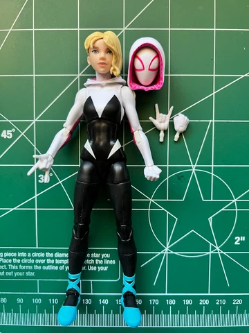 Marvel Legends Spider-Gwen Stacy Stilt Man BAF Wave Spiderverse Loose Complete Cover