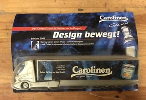 werbetrucks 1:87, Carolinen, Colani, Werbung, Miniatur, Sammlung, Lkw, Selten, - Bild 1 von 1