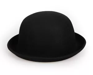 Fashion Kids Children Vintage Girl's Wool Felt Cute Trendy Bowler Derby Hat Cap - Picture 1 of 19