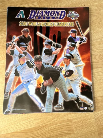 Arizona Diamondbacks 2001 WORLD SERIES CHAMPIONS Vintage Original 16 x 20 POSTER Cover
