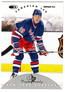 1996-97 DONRUSS CANADIAN ICE #5 WAYNE GRETZKY New York Rangers Hockey Card