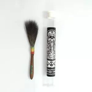 Andrew Mack/Tidwell Hippie Triple Striper Pinstriping Brush Squatch Whiskers 000 - Picture 1 of 2