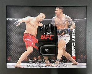 GUANTO UFC TOM ASPINALL FIRMATO E INCORNICIATO VEDI PROVA MMA & COA - Foto 1 di 4