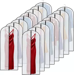 20 Pcs 72/60inch Bulk Garment Bags for Hanging Clothes Travel Garment Bag Suit P - Picture 1 of 7