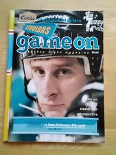 1997/98 SHEFFIELD STEELERS v BRACKNELL BEES ICE HOCKEY 8/2/98