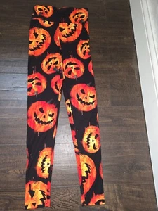 NEW No Boundaries Womens Halloween Jack-O-Lantern Leggings Sz XXS XS S M - Picture 1 of 4