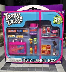NEW Teeny Tinies 90'S LUNCH BOX Mini Food Playset Toy Doll/dollhouse Miniatures - Picture 1 of 2