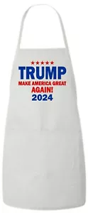 Make America Great Again Donald Trump 2024 New BBQ Kitchen Apron MAGA BeeGeeTees - Picture 1 of 4
