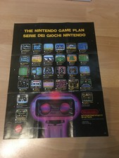 NES The Nintendo game plan Rob the Robot poster Italian