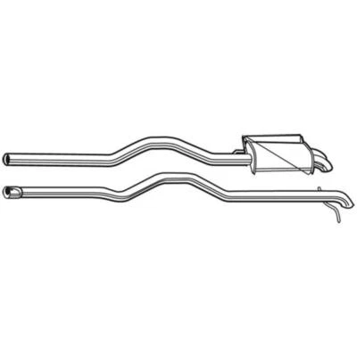 WALKER Silencieux Arrière Silencieux Pour VW Transporter V Bus 1.9 TDI - Photo 1/2