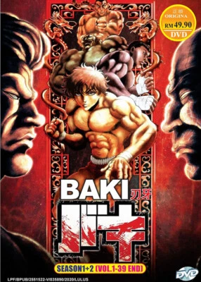Anime DVD Baki Season 1+2 English Dubbed (Vol.1-39 End) All Region + Free Ship - Image 1 of 3
