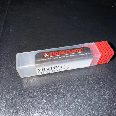 USED DATA FLUTE MH50187C11 3/16x3/16x9/16x2 39712-85-D - Image 1 of 4