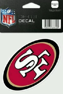 San Francisco 49ers Logo 4x4 Perfect Cut Autoaufkleber siehe Beschreibung  - Bild 1 von 1