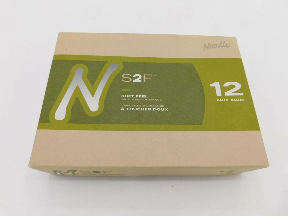 1 Docena de Pelotas de Golf Noodle S2F Sensación Suave Nuevas 2 Piezas Rendimiento Envío Gratis Foto 1 de 1