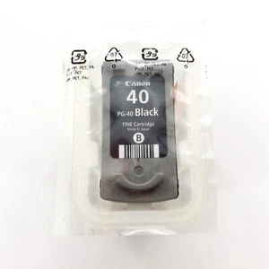 Genuine Canon PG-40 Black Ink Cartridge No Box OEM Brand New Sealed - Picture 1 of 4