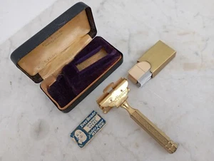 Navaja de afeitar de seguridad Gillette de colección siempre lista mejorada dorada 8 hojas Brooklyn - Imagen 1 de 20