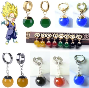 Orecchini a borchie Vegeth Potara Black Son Goku Zamasu Orecchini Cosplay - Foto 1 di 35