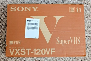 Sony SVHS Super VHS Videokassetten VXST-120VF - 10er Pack VERSIEGELT - 6 Std. (EP) - Bild 1 von 4