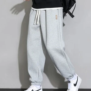 Men's Sweatpants Sportswear Elastic Waist Casual Baggy Pants Cotton Joggers New - Picture 1 of 27
