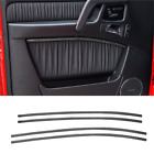 4Pcs Carbon Fiber Door Panel Cover Trim Strip For Mercedes-Benz G-Class W463