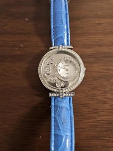 Ladies' XOXO Analog Embellished Floating Hearts Silvertone Fashion Watch - Picture 1 of 8