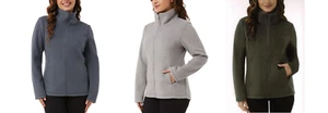 32 Degrees Ladies' Brushed Faux Wool Jacket - Picture 1 of 25