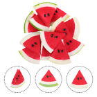 12pcs Realistic Plastic Watermelon Slices for Home Party & Photo Shoot