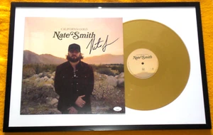 NATE SMITH SIGNIERT GERAHMTES "CALIFORNIA GOLD" ALBUM JACKE mit VINYL - J.S.A. Cert. - Bild 1 von 4