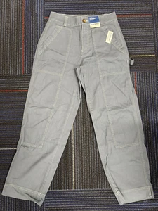 Old Navy High Rise Straight Full Length Grey Color Pants. Size 4 Girls - Picture 1 of 4