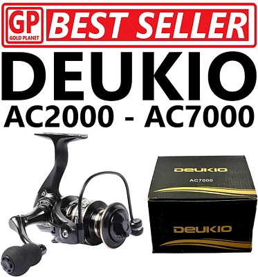 12BB Spinning Fishing Reel 5.2:1 Freshwater Saltwater Right Left Metal Spool New - Image 1 of 4