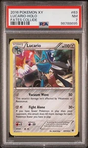Lucario 2016 Pokemon XY Fates Collide #63/124 PSA 7 - Bild 1 von 2